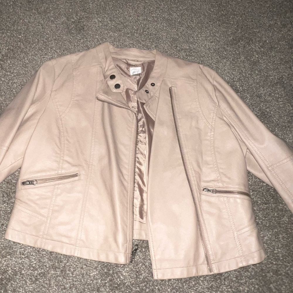 Lauren Conrad faux leather jacket